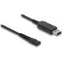 Cabo de carregamento USB Delock 90983 3,5 V para máquina de barbear elétrica Wahl