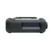 Muse MH-08 MB rádio solar portátil com manivela e lanterna, preto