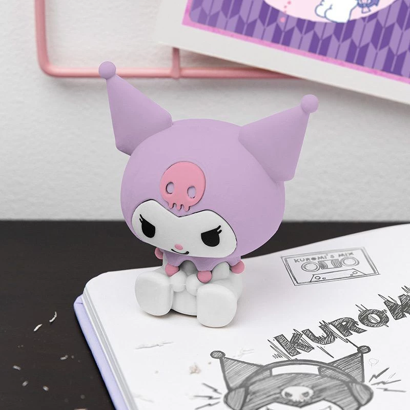 Borracha Paladone Kuromi Chunky borracha novidade PP14533KUR, borracha em forma de personagem, tamanho colecionável