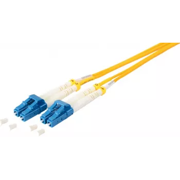 Cabo de patch de fibra ótica duplex ShiverPeaks 77804 LC/LC 9/125 µm OS1/OS2 5,0 m