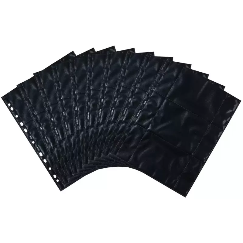 Bolsas para fotografias HERMA Fotophan 9x13 cm horizontal preto 10 unid.