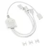 Cabo divisor Kolink ARGB 1 para 3 PGW-AC-KOL-156 30 cm branco