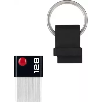 Pen drive USB EMTEC ECMMD128GT103 128 GB USB Type-A 3.2 Gen 1 (3.1) preto, leitura 180 MB/s, escrita 25 MB/s