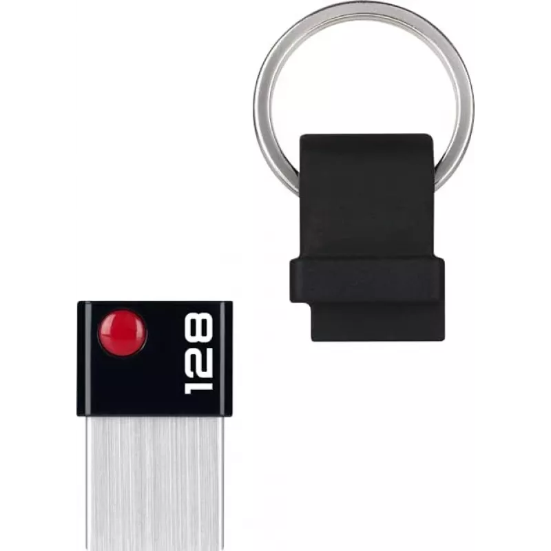Pen drive USB EMTEC ECMMD128GT103 128 GB USB Type-A 3.2 Gen 1 (3.1) preto, leitura 180 MB/s, escrita 25 MB/s