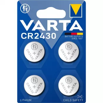 Pilha de botão Varta CR2430 3V 290mAh de lítio