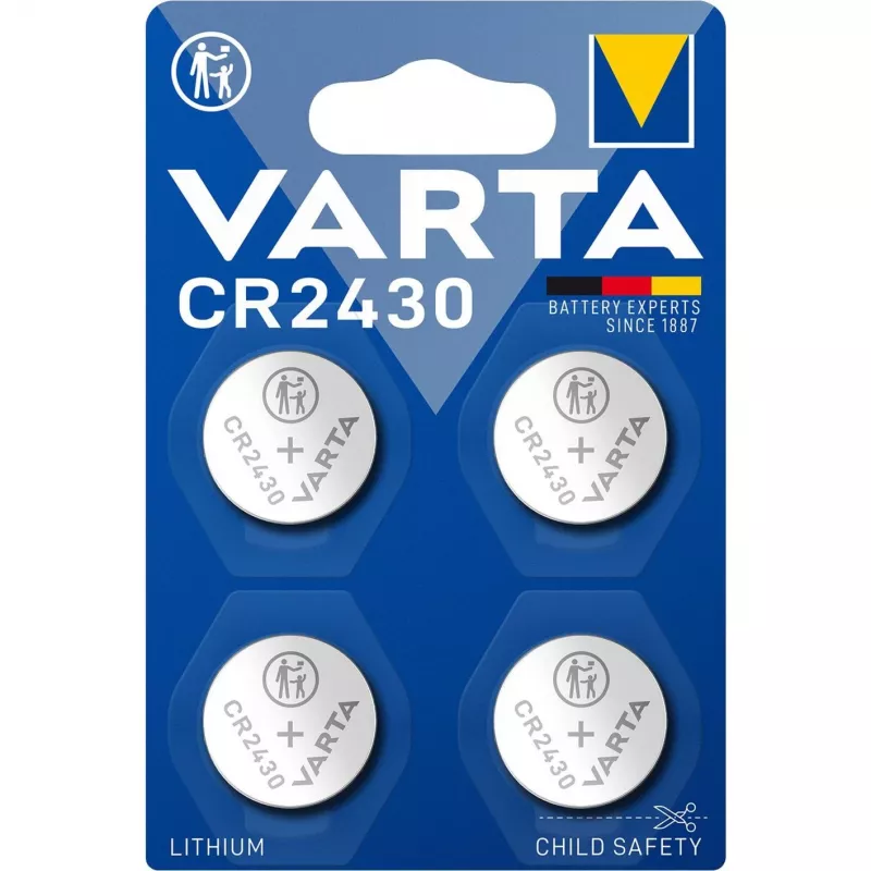 Pilha de botão Varta CR2430 3V 290mAh de lítio