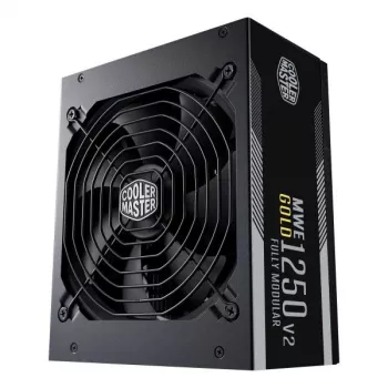 Fonte de alimentação Cooler Master MPE-C501-AFCAG-EU MWE Gold V2, ATX 1250W, RTX Ready, Modular, 140mm, Preto