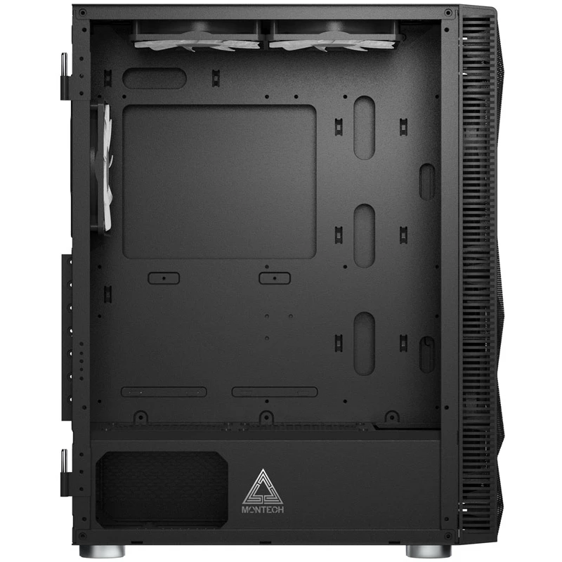 Caixa Midi-Tower MONTECH X3 X3MESH-BK preta Mesh para PC
