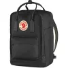 Mochila casual Fjällräven Kanken preta poliamida polipropileno vinilon
