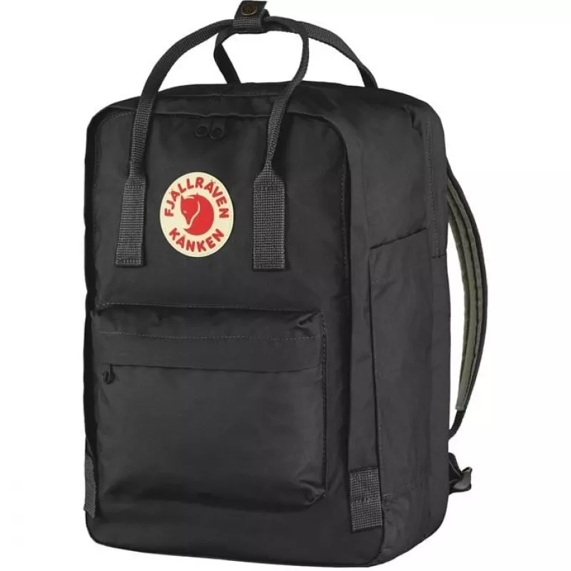 Mochila casual Fjällräven Kanken preta poliamida polipropileno vinilon