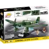 Kit de construção Cobi Blocks Junkers JU 87G-2 Stuka 571 peças kit de modelismo