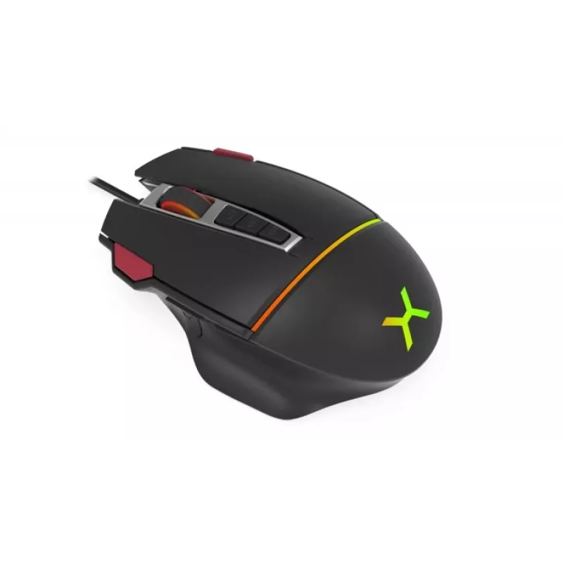 Rato KRUX Fuze Pro para destros USB Type-A ótico 12000 DPI