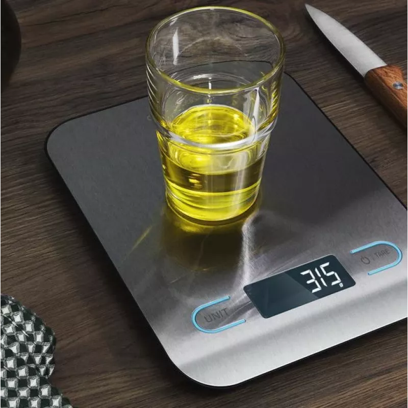 Balança de cozinha Cecotec | CookControl | Capacidade máxima 5 kg | Divisão 1 g | Ecrã LCD