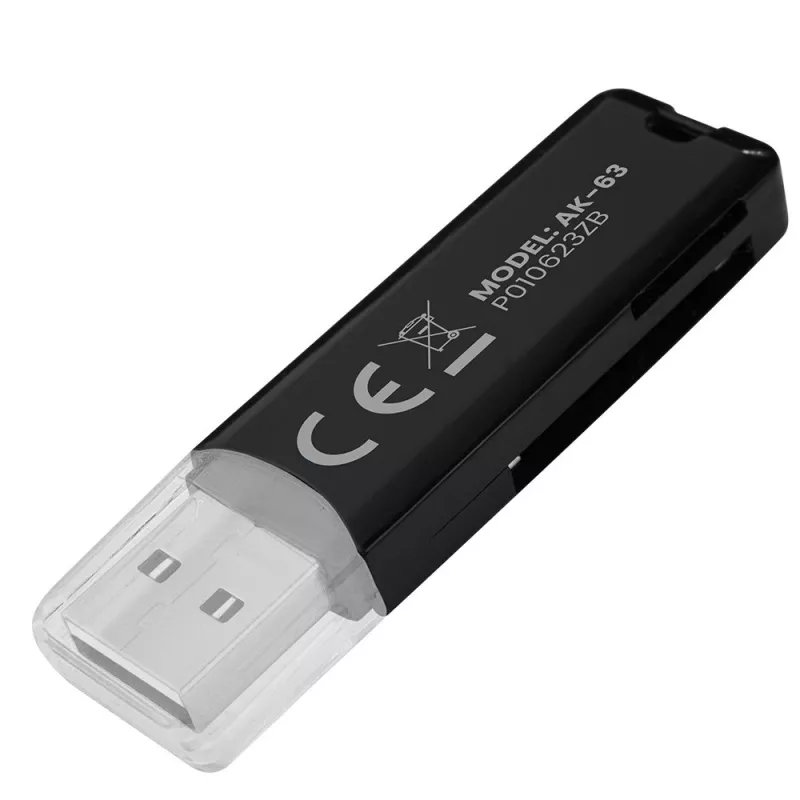 Leitor de cartões SD, USB 2.0, 480 Mbit/s, AK-63 Savio SAVAK-63