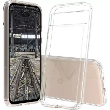 Capa de proteção para a parte traseira jt berlin Pankow Clear para Google Pixel 8a transparente