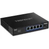 Switch de rede Trendnet TEG-S750 10G Ethernet 5 portas preto
