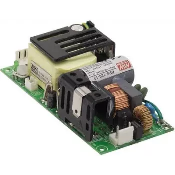 Fonte de alimentação MEAN WELL RPS-120-12, 120 W, saída 12 V, entrada 80–264 V, RoHS, 50,8×101,6×29 mm