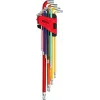 KS TOOLS Tools-Machines GmbH conjunto de chaves Torx de cabeça esférica, extra longas, 9 peças (151.5210)