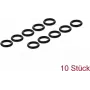 O-ring Navilock 12680 preto silicone 6,5 mm