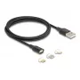Cabo USB DeLOCK 88165 1 m USB A preto
