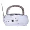 Aparelhagem estéreo portátil Blaupunkt BB7-WH, digital 2,4 W FM, cinzento, reprodução MP3
