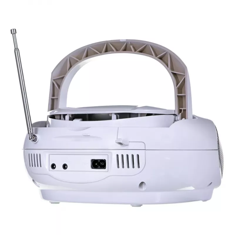 Aparelhagem estéreo portátil Blaupunkt BB7-WH, digital 2,4 W FM, cinzento, reprodução MP3