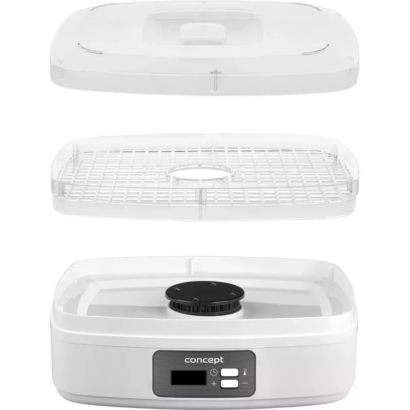 Desidratador de alimentos Concept Solution SO2080, 260 W, branco, diâmetro do tabuleiro 25 cm