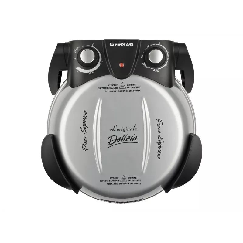 Máquina de pizza G3FERRARI Delizia 1200 W, superfície de pedra, máx. 400 °C, pizza 31 cm, temporizador, termostato