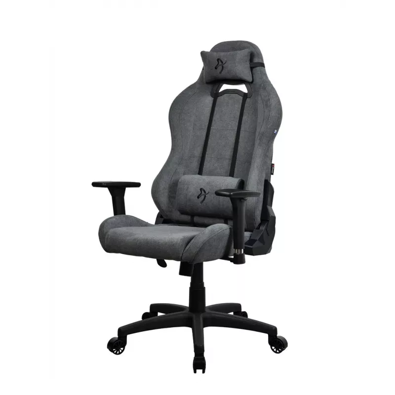 Cadeira gaming Arozzi Torretta SoftFabric ASH Design ergonómico ajustável