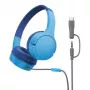 Auscultadores on-ear Belkin SoundForm Mini com fios 3,5 mm USB-C azul