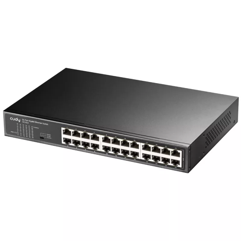 Switch de rede Cudy GS1024 Gigabit Ethernet (10/100/1000) Preto