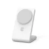 Carregador sem fios Crong CRG-MSS-WHT 10W Carregamento rápido para dispositivos compatíveis com Qi