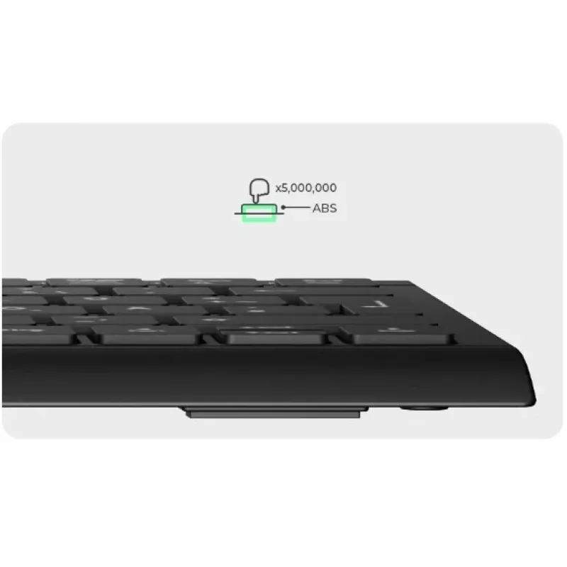 KeySonic KSK-5011ELC (DE) Teclado Casa USB QWERTZ Alemão Preto