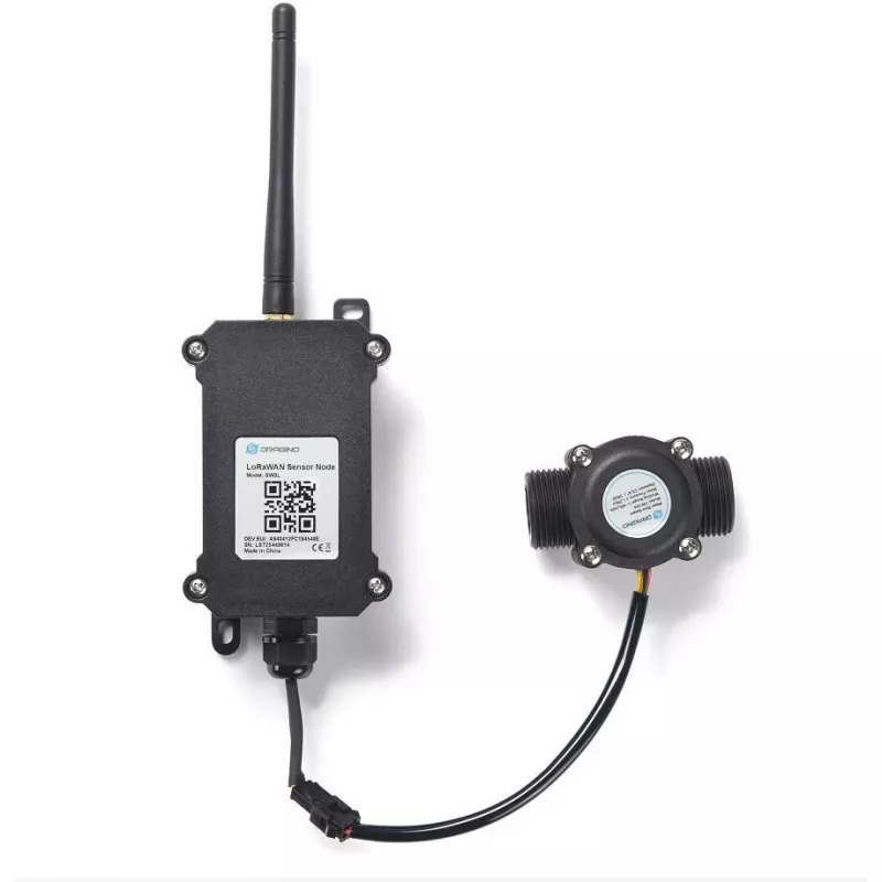Contador de água DRAGINO SW3L-EU868 G1/2 DN15 — LoRaWAN, ligação G1/2, DN15