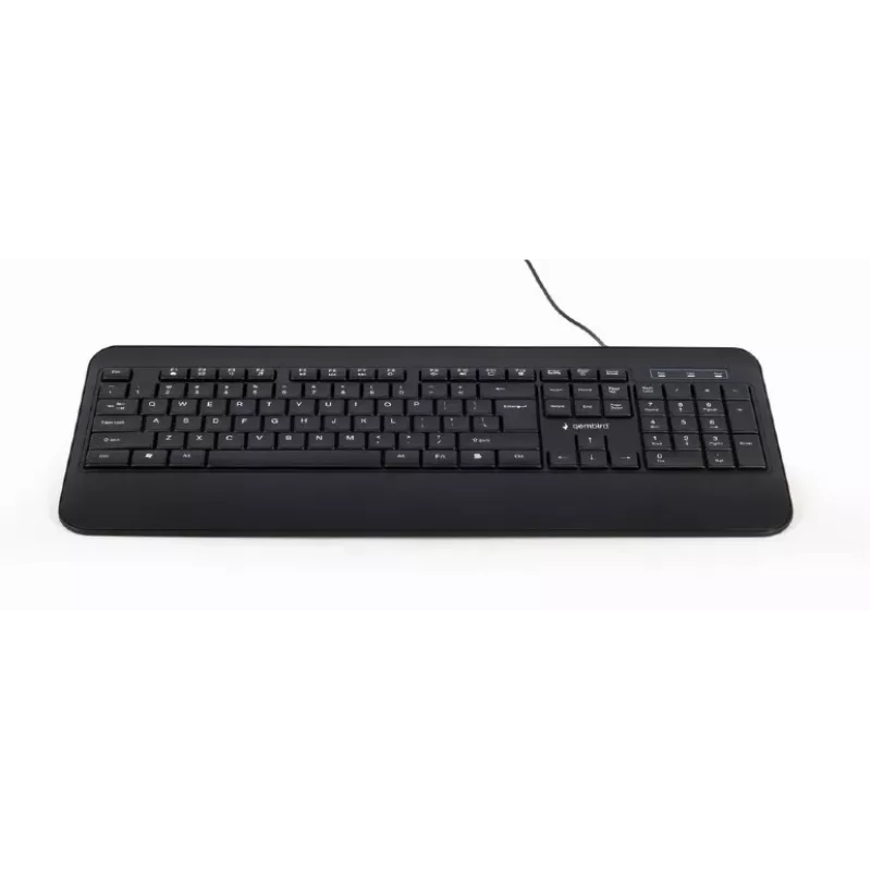 TECLADO MULTIMÉDIA USB ENG/PRETO KB-UML-03 GEMBIRD