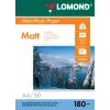 Papel fotográfico a jato de tinta Lomond mate 180 g/m² A4, 50 folhas