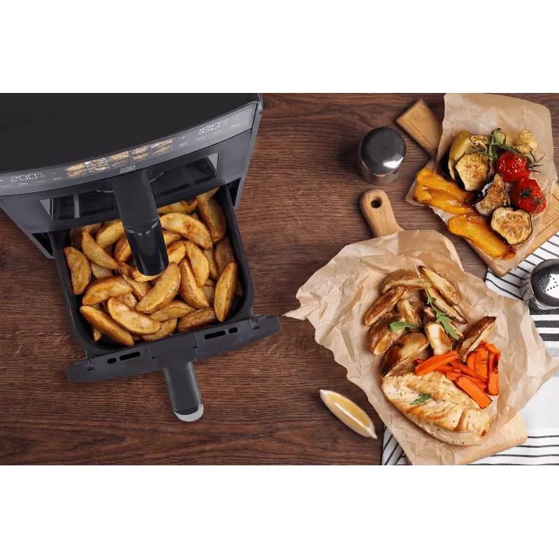 Fritadeira de ar quente vertical de cesto duplo PROMIS FRP1560