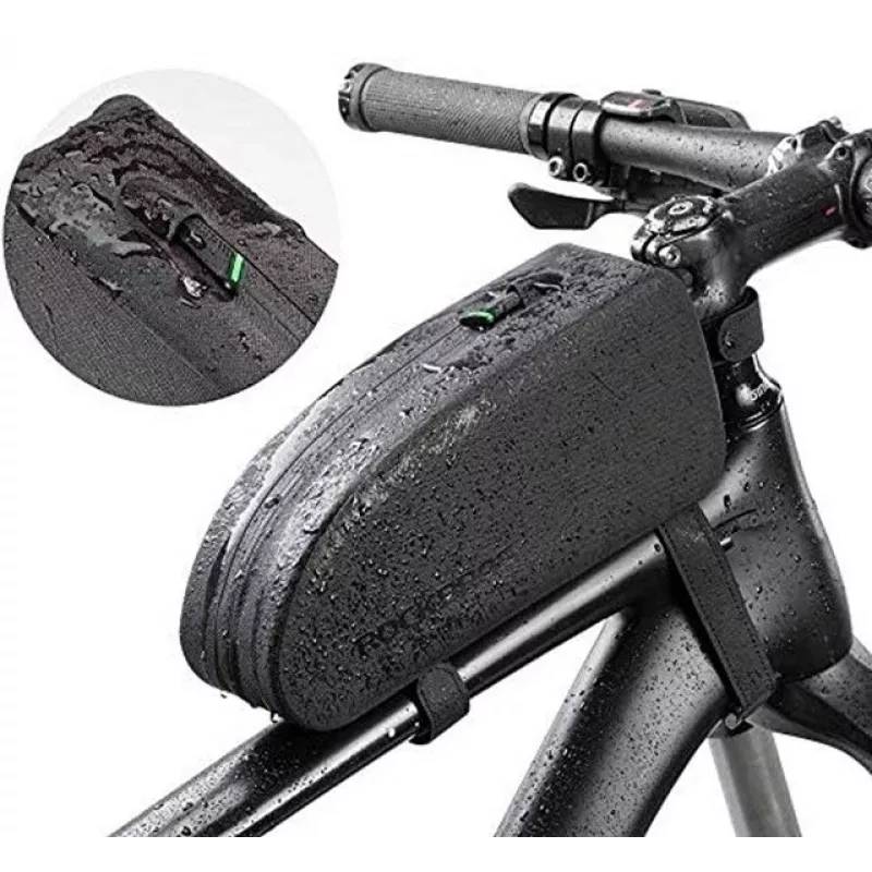 Rockbros AS-019-1 bolsa de quadro para bicicleta impermeável 1,6 l preto