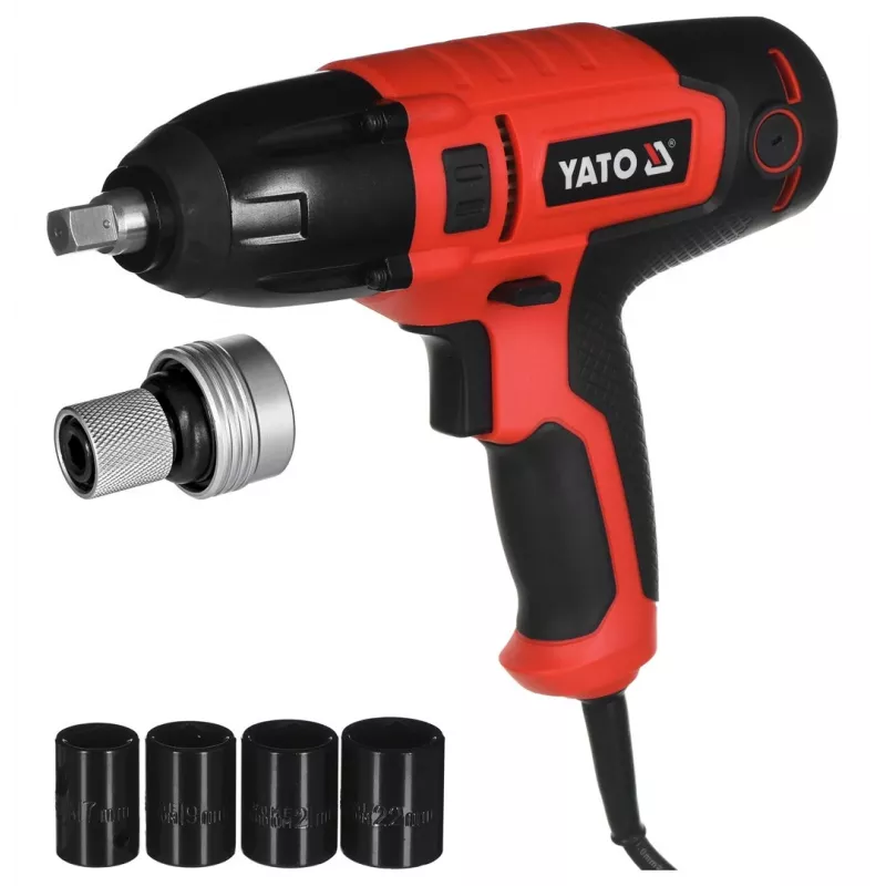 Yato YT-82020 chave de impacto 1/4 polegadas 3300 rpm 450 N⋅m preto, vermelho 450 W