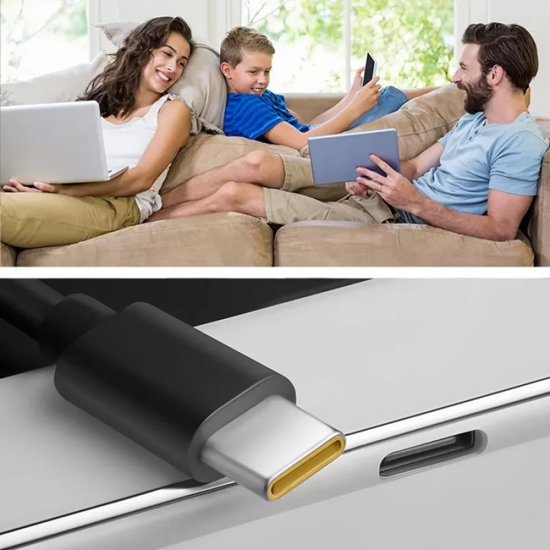 Carregador Qoltec 52386 GaN POWER PRO | 1xUSB-C | 65W | 5-20V | 3-3,25A | preto