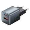 Carregador GaN Vention FEWH0-EU 30W — 1× USB-C, 1× USB-A, 30 W, preto