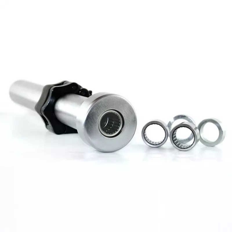 GO320 + ZG1000 Barra Olímpica Preta 14,8 kg 1830 mm HMS com Fechos Pretos