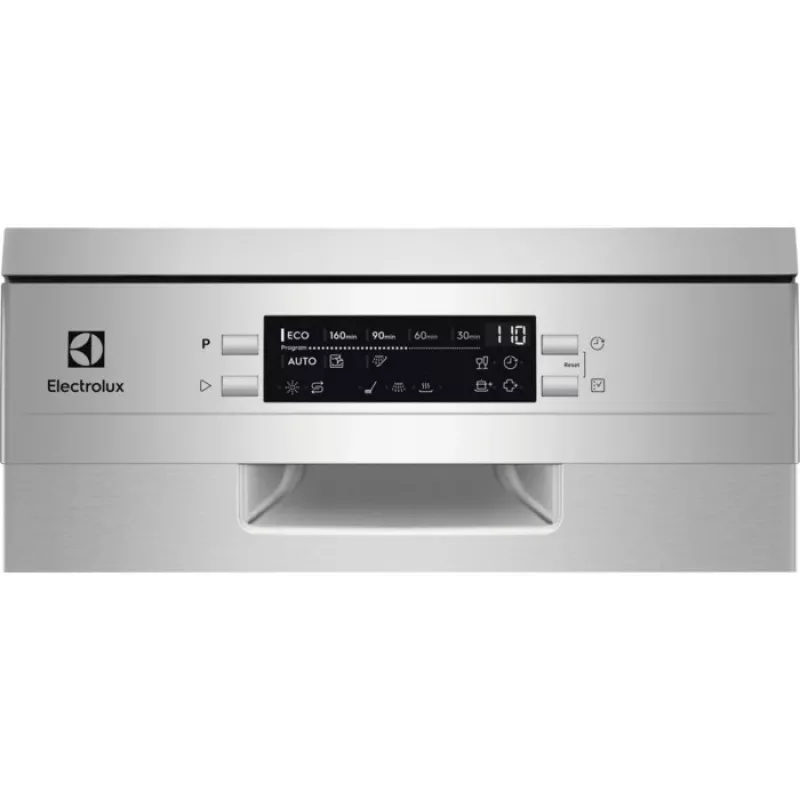 Electrolux ESA63210SX máquina de lavar loiça de instalação livre 45 cm, 10 conjuntos, AirDry, 46 dB, classe energética E, aço inoxidável