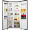 Gorenje HZF55082 NRS917E41XWD G400, independente, porta americana, cinzento, 2 porta(s), toque, LED