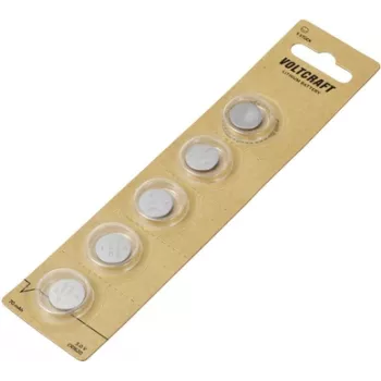 Voltcraft pilha botão CR 1620 3 V 5 unid. 70 mAh lítio VC-16107960 (VC-16107960)