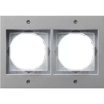 GIRA 021265 Moldura 2f cor alu TX44 (WG UP)