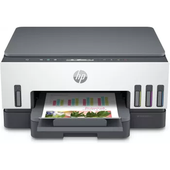 Impressora multifunções HP Smart Tank 720 — jato de tinta térmico, cor, A4, Wi‑Fi, duplex, 4800x1200 dpi