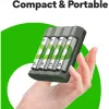 Carregador de bateria GP B441 para baterias NiMH AA e AAA