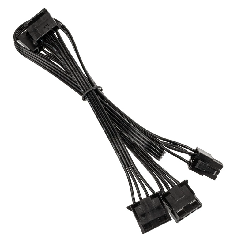 Kolink regulador de cabos modular KL-CBR-PAT — 4× cabo de alimentação modular 4-Pin Molex