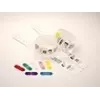 Clipes Zebra para utilização com pulseiras QuickClip, vermelhos